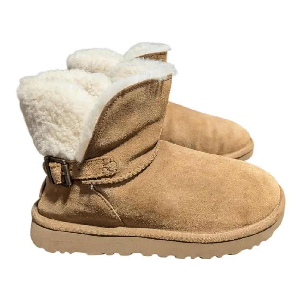 UGG Karel Mini Buckle Winter Boot Size 9